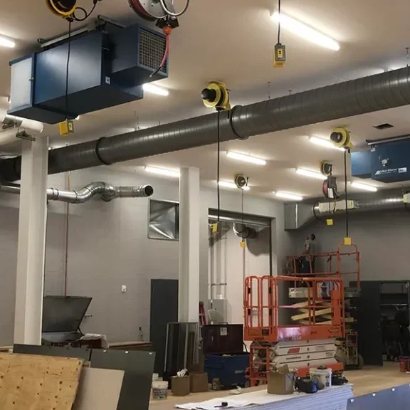 air cleaner in shop