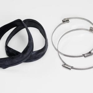 86900245 - 6" Nederman Bridge Clamp with Rubber Sleeve (2 pack)